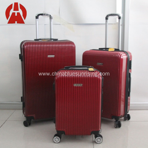 Wholesale ABS PC travel set customized trolley luggage